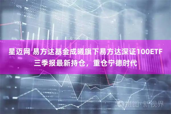 星迈网 易方达基金成曦旗下易方达深证100ETF三季报最新持仓，重仓宁德时代
