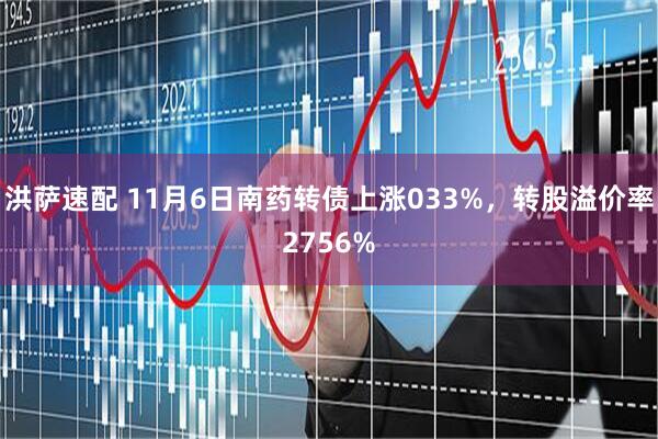 洪萨速配 11月6日南药转债上涨033%，转股溢价率2756%